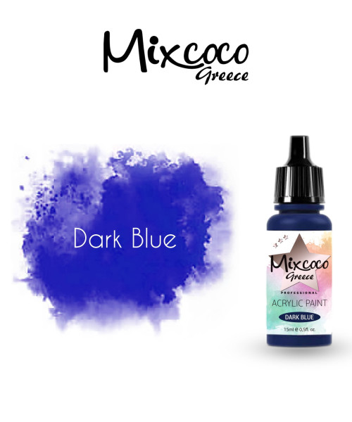 ΑΚΡΥΛΙΚΟ ΧΡΩΜΑ ΑΕΡΟΓΡΑΦΟΥ DARK BLUE 15ML - SKU 204109