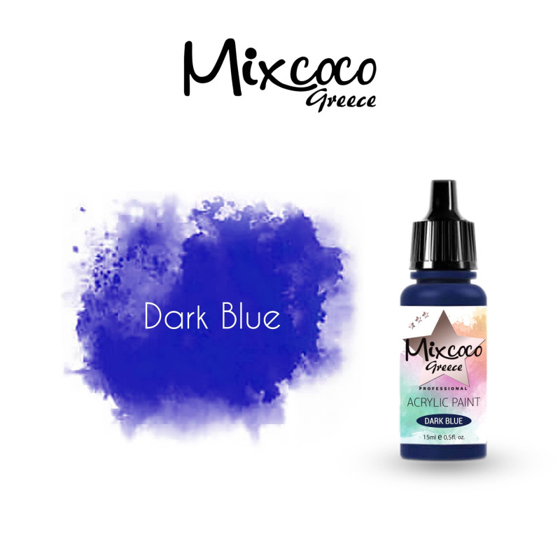 ΑΚΡΥΛΙΚΟ ΧΡΩΜΑ ΑΕΡΟΓΡΑΦΟΥ DARK BLUE 15ML - SKU 204109