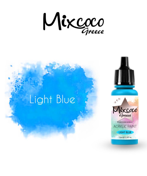 ΑΚΡΥΛΙΚΟ ΧΡΩΜΑ ΑΕΡΟΓΡΑΦΟΥ LIGHT BLUE 15 ML - SKU 204103