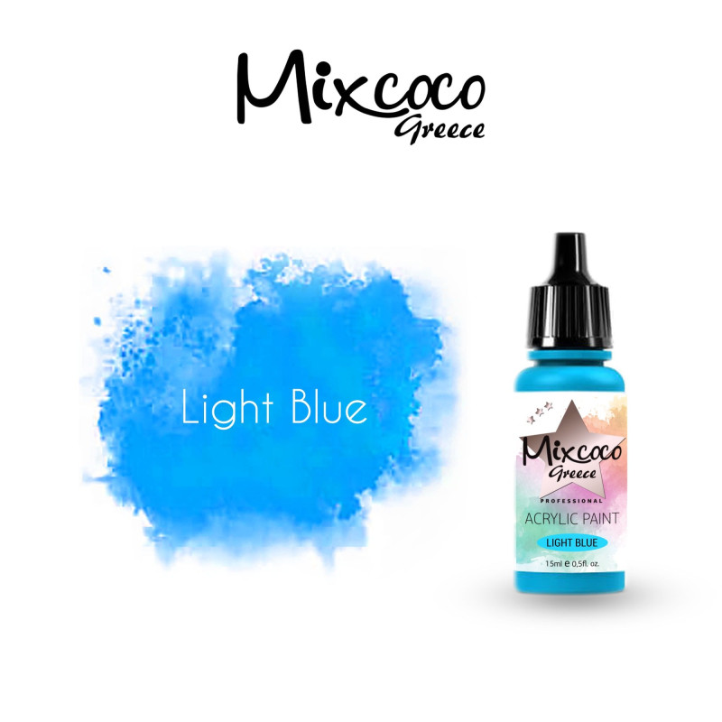 ΑΚΡΥΛΙΚΟ ΧΡΩΜΑ ΑΕΡΟΓΡΑΦΟΥ LIGHT BLUE 15 ML - SKU 204103