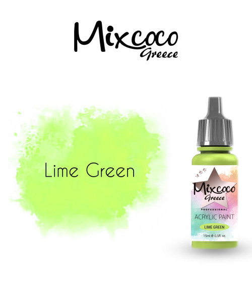 ΑΚΡΥΛΙΚΟ ΧΡΩΜΑ ΑΕΡΟΓΡΑΦΟΥ LIME GREEN 15ML - SKU 204126