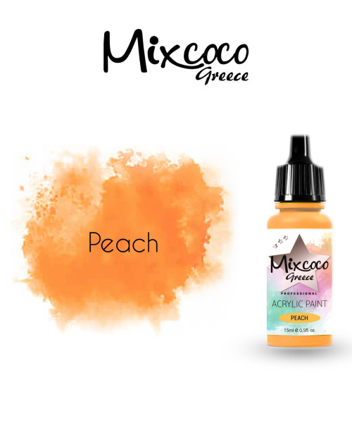 ΑΚΡΥΛΙΚΟ ΧΡΩΜΑ ΑΕΡΟΓΡΑΦΟΥ PEACH 15ML - SKU 204142