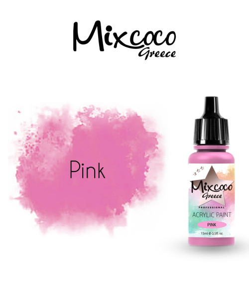 ΑΚΡΥΛΙΚΟ ΧΡΩΜΑ ΑΕΡΟΓΡΑΦΟΥ PINK 15ML - SKU 204114
