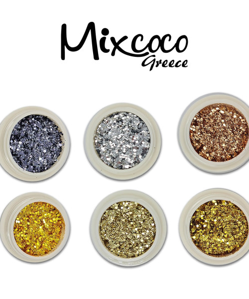 CONFETTI & GLITTER SET 3GR- Mixcoco