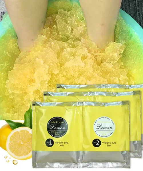 Crystal Jelly Salt Scrub 50gr Lemon- Mixcoco
