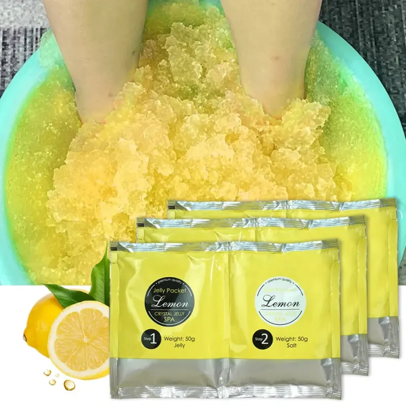Crystal Jelly Salt Scrub 50gr Lemon- Mixcoco