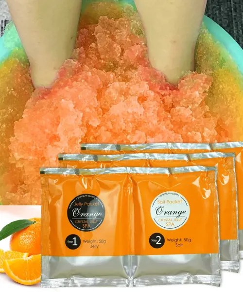 Crystal Jelly Salt Scrub 50gr Orange- Mixcoco