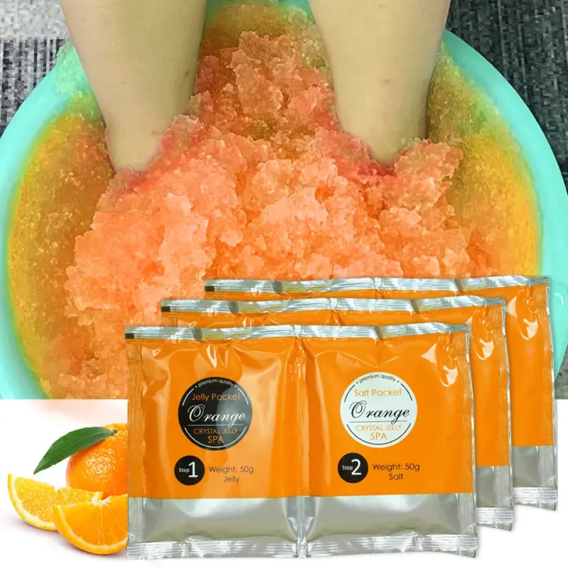 Crystal Jelly Salt Scrub 50gr Orange- Mixcoco