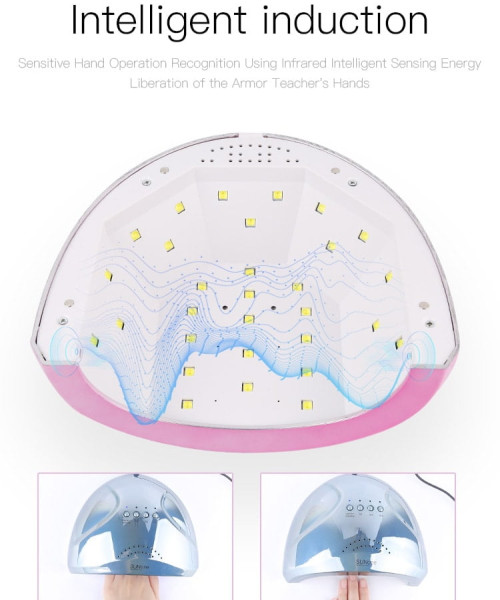 ΛΑΜΠΑ ΠΟΛΥΜΕΡΙΣΜΟΥ LED SUNONE 48W ΡΟΖ- Mixcoco