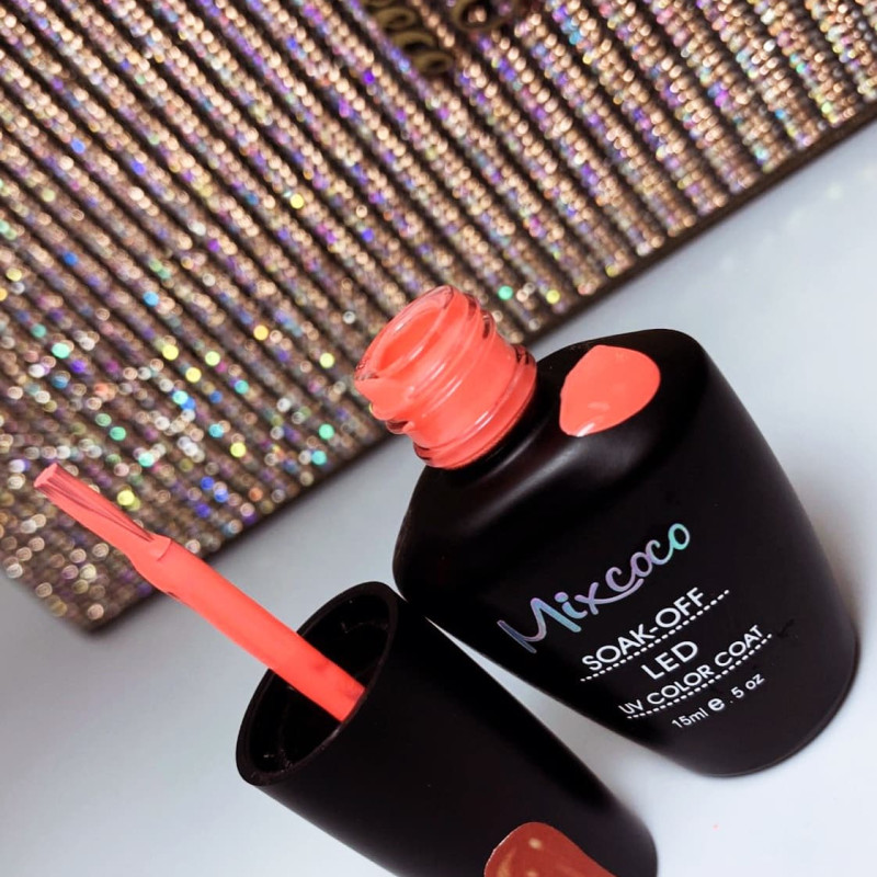 SC-175 Ημιμόνιμο Βερνίκι 7.5ml Fluo Κοραλί Mixcoco - SKU 102175-75