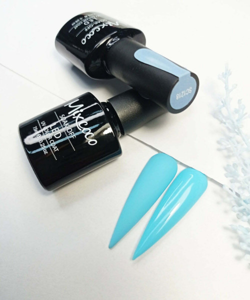SC-1218 Ημιμόνιμο Βερνίκι 7.5ml Γαλάζιο Mixcoco - SKU 102121-8-75