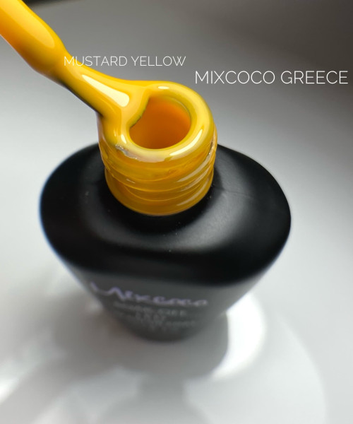 MUSTARD-YELLOW ΗΜΙΜΟΝΙΜΟ ΒΕΡΝΙΚΙ MIXCOCO 15ML- Mixcoco