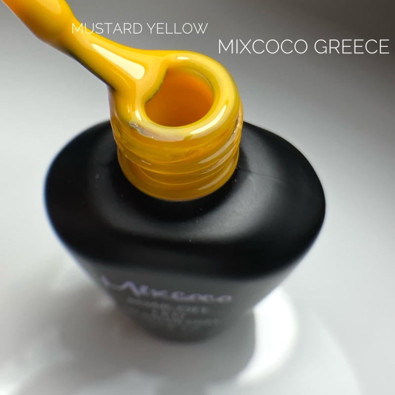 MUSTARD-YELLOW ΗΜΙΜΟΝΙΜΟ ΒΕΡΝΙΚΙ MIXCOCO 15ML - SKU 101998