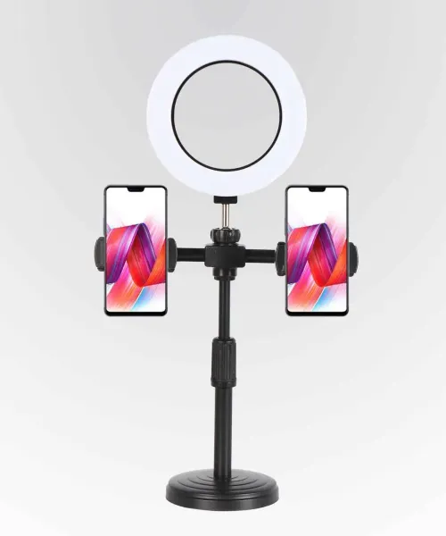 Ring Light 26cm με Διπλή Βάση Κινητού - SKU 205504-15