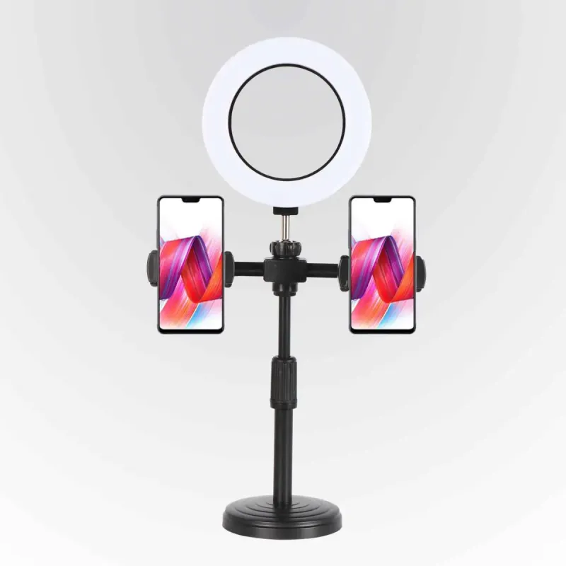 Ring Light 26cm με Διπλή Βάση Κινητού - SKU 205504-15