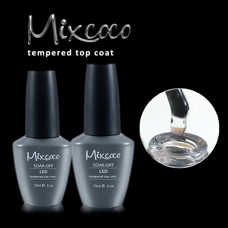 TEMPERED TOP COAT NON WIPE 15ML - SKU 100198