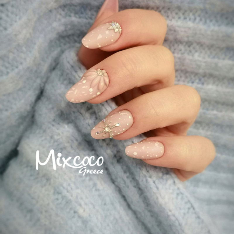 MS-1112 Ημιμόνιμο Βερνίκι 7.5ml Nude Ροζ Mixcoco - SKU 111112-75