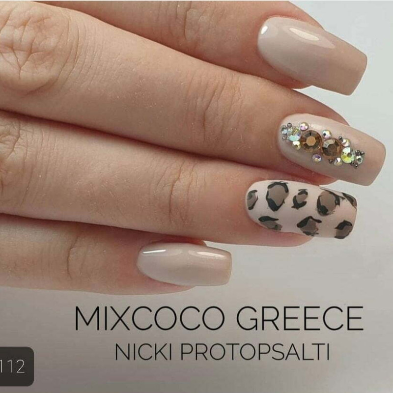 MS-1112 Ημιμόνιμο Βερνίκι 7.5ml Nude Ροζ Mixcoco - SKU 111112-75