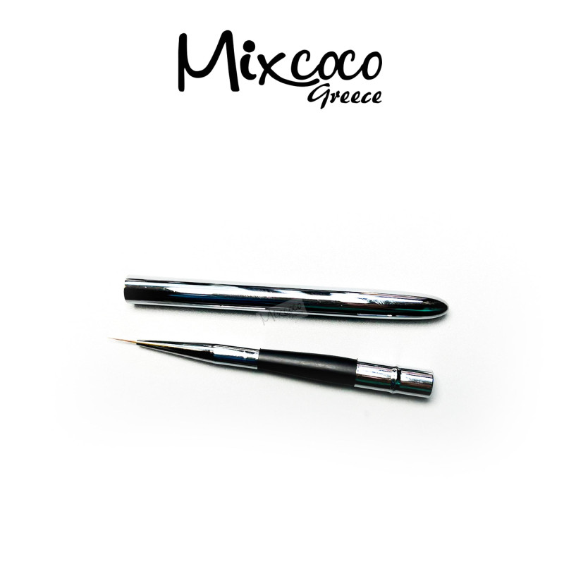 ΕΠΑΓΓΕΛΜΑΤΙΚΟ ΠΙΝΕΛΟ KOLINSKY ΑΣΗΜΙ NAIL ART ΦΥΣΙΚΗ ΤΡΙΧΑ No0 9mm- Mixcoco