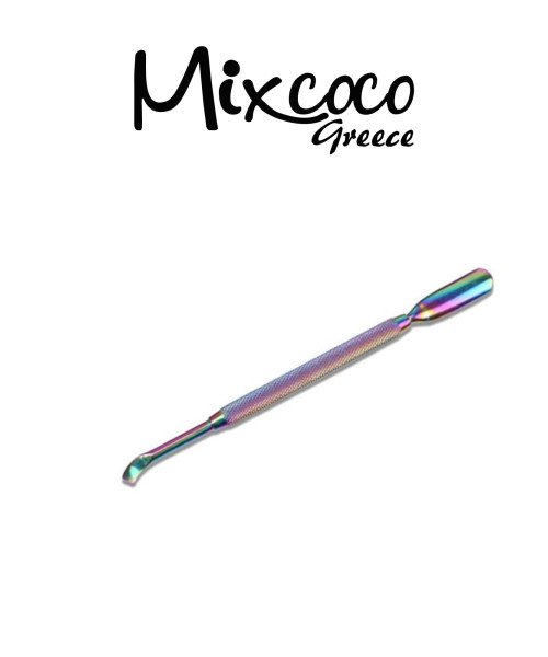 PUSHER ΕΠΩΝΥΧΙΩΝ RAINBOW ΜΕ ΚΥΡΤΗ ΑΚΡΗ- Mixcoco