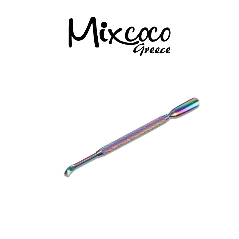 PUSHER ΕΠΩΝΥΧΙΩΝ RAINBOW ΜΕ ΚΥΡΤΗ ΑΚΡΗ - SKU 260710