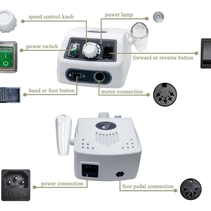 ΕΠΑΓΓΕΛΜΑΤΙΚΟΣ ΤΡΟΧΟΣ ΜΑΝΙΚΙΟΥΡ-ΠΕΝΤΙΚΙΟΥΡ RENHE 315 35.000 ΣΤΡΟΦΩΝ 70W - SKU 201000