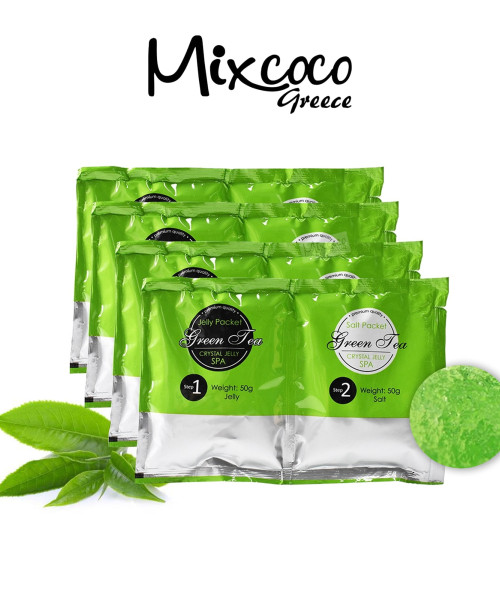 Crystal Jelly Salt Scrub 50gr Green Tea- Mixcoco