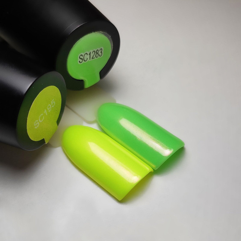 SC-195 Ημιμόνιμο Βερνίκι 7.5ml Fluo Κίτρινο Mixcoco - SKU 102195-75