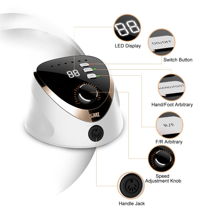 ΕΠΑΓΓΕΛΜΑΤΙΚΟΣ ΤΡΟΧΟΣ ΜΑΝΙΚΙΟΥΡ-ΠΕΝΤΙΚΙΟΥΡ SML M12 35.000 ΣΤΡΟΦΩΝ 35W ΚΥΠΑΡΙΣΣΙ - SKU 201024-2