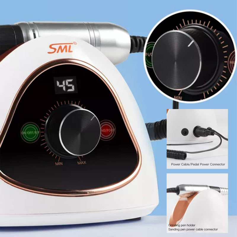 Επαγγελματικός Τροχός Μανικιούρ-Πεντικιούρ SML M15 45.000 στροφών 65W Κυπαρισσί - SKU 201040-2