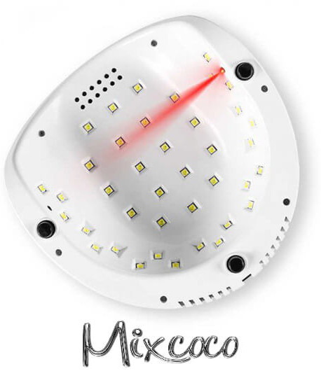 ΛΑΜΠΑ ΠΟΛΥΜΕΡΙΣΜΟΥ F6 UV LED 86W ΛΕΥΚΗ- Mixcoco