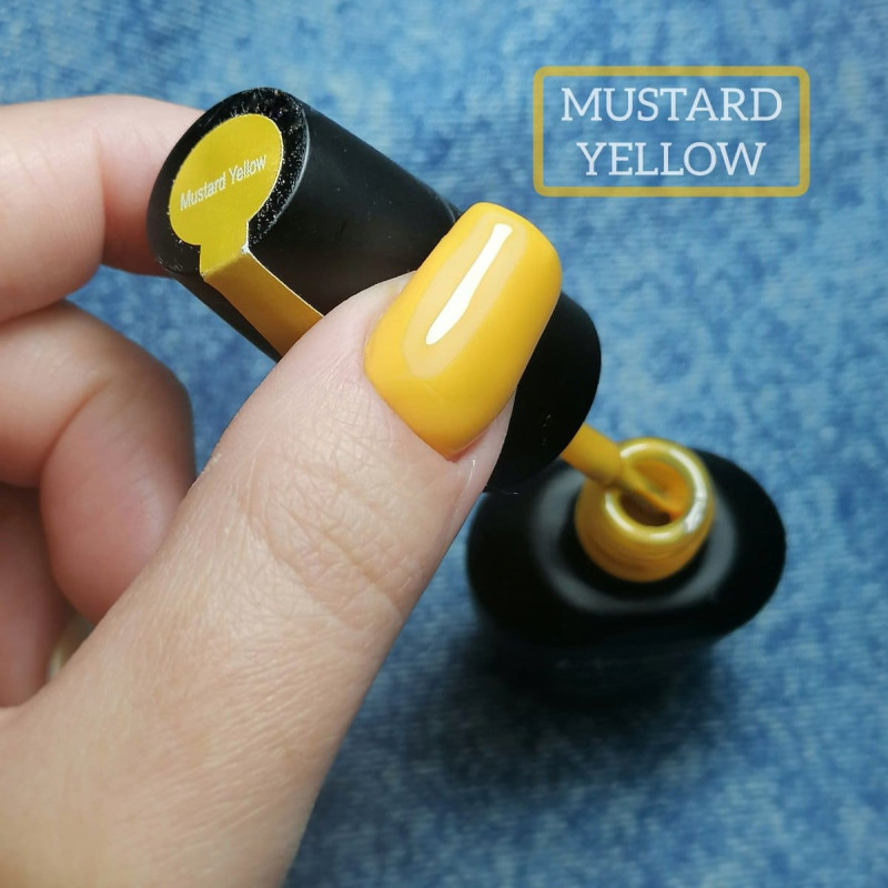 MUSTARD-YELLOW ΗΜΙΜΟΝΙΜΟ ΒΕΡΝΙΚΙ MIXCOCO 15ML - SKU 101998