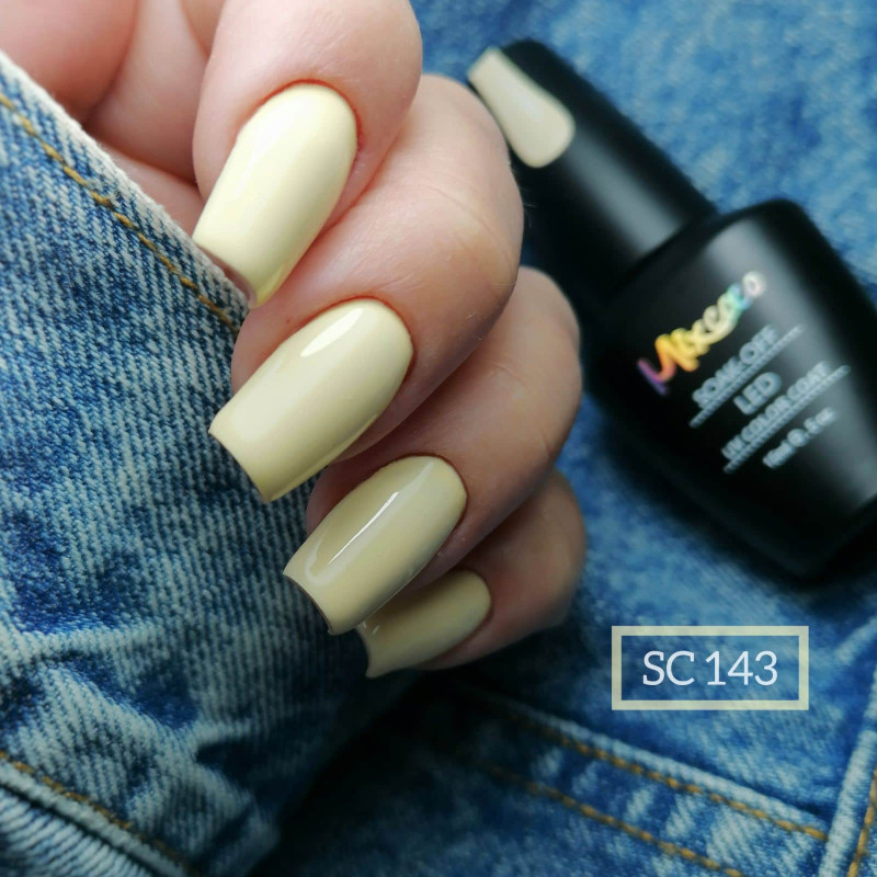 SC-143 Ημιμόνιμο Βερνίκι 7.5ml Παστέλ Μπανανί Mixcoco - SKU 102143-75