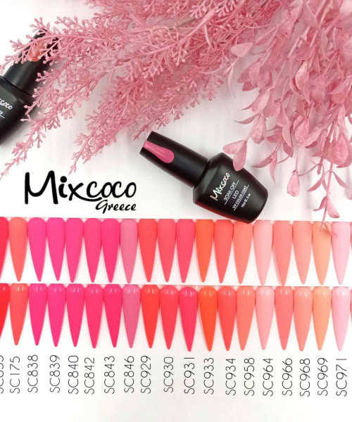 SC-838 Ημιμόνιμο Βερνίκι 7.5ml Fluo-Ροζ Έντονο Mixcoco - SKU 102838-75