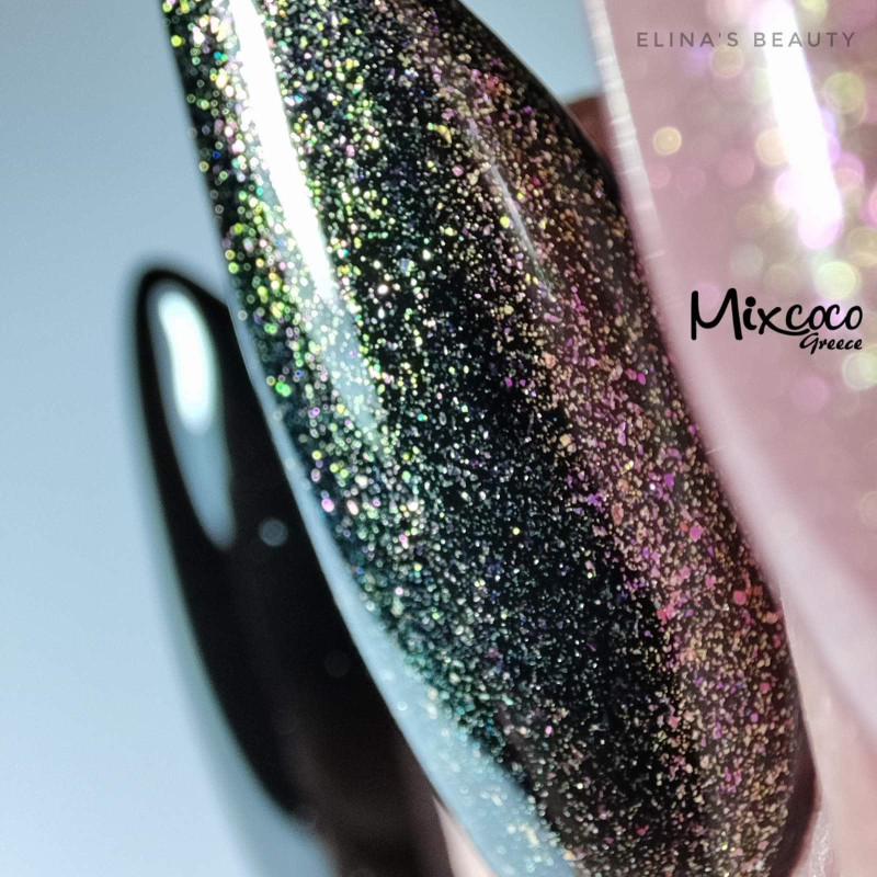 Silver Glitz Ημιμόνιμο Βερνίκι 7.5ml Mixcoco - SKU 130100-75