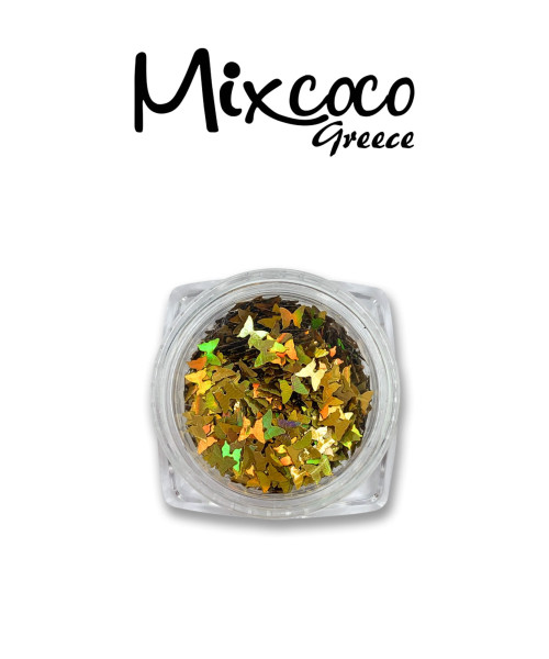 ΔΙΑΚΟΣΜΗΤΙΚΕΣ ΠΕΤΑΛΟΥΔΕΣ ΙΡΙΔΙΖΟΝ ΧΡΥΣΟ- Mixcoco