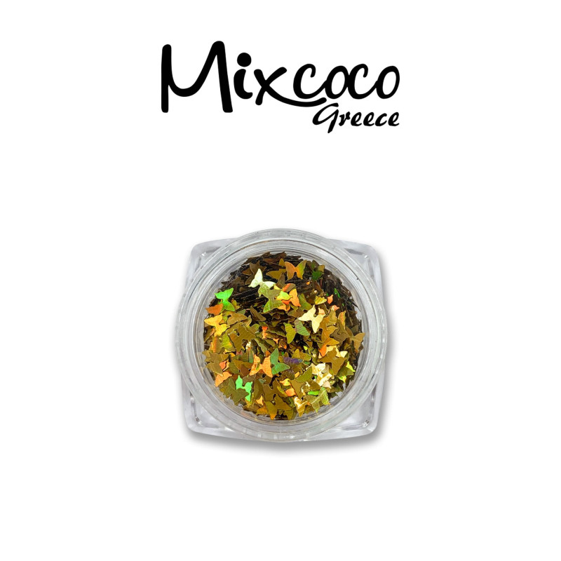 ΔΙΑΚΟΣΜΗΤΙΚΕΣ ΠΕΤΑΛΟΥΔΕΣ ΙΡΙΔΙΖΟΝ ΧΡΥΣΟ- Mixcoco