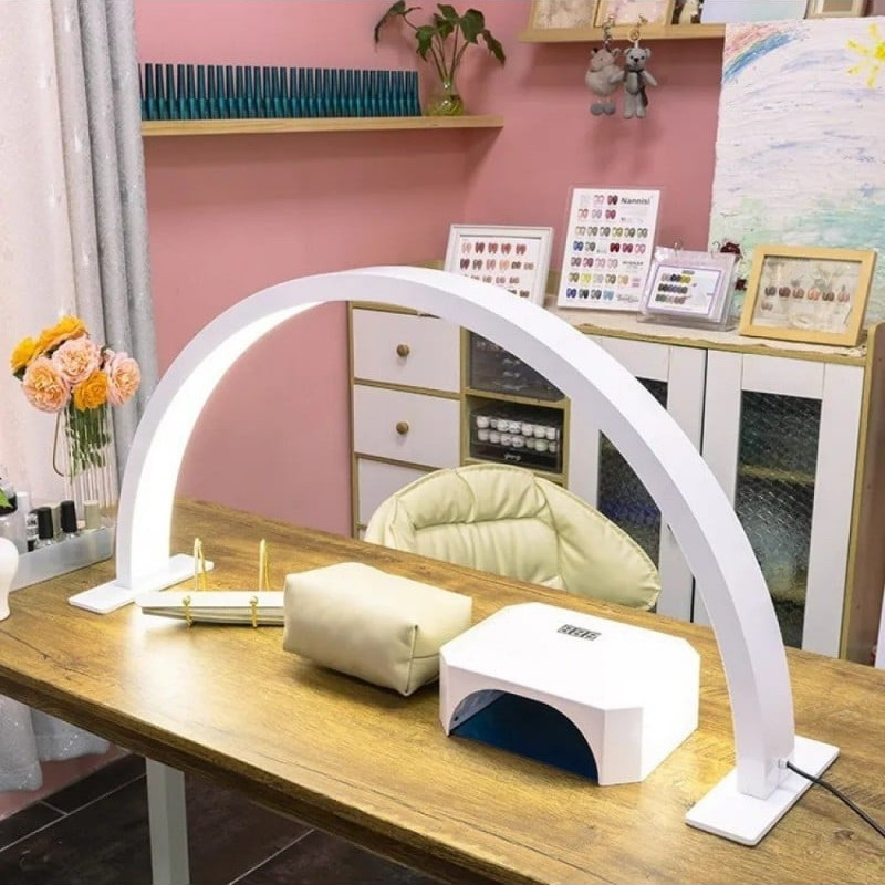 ΕΠΙΤΡΑΠΕΖΙΟ ΦΩΤΙΣΤΙΚΟ LED HALF MOON 750mm ΛΕΥΚΟ - SKU 200099-6