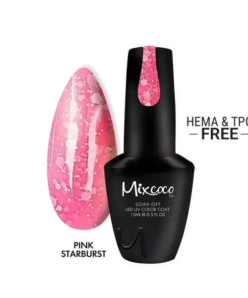 Snow Flake 15ml Pink Starburst- Mixcoco