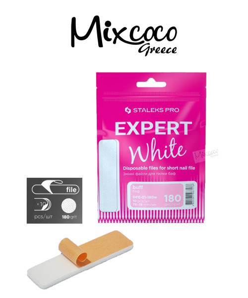 Staleks Ανταλλακτικά Αυτοκόλλητα Mini Buffer DFE-51-180 grit- Mixcoco