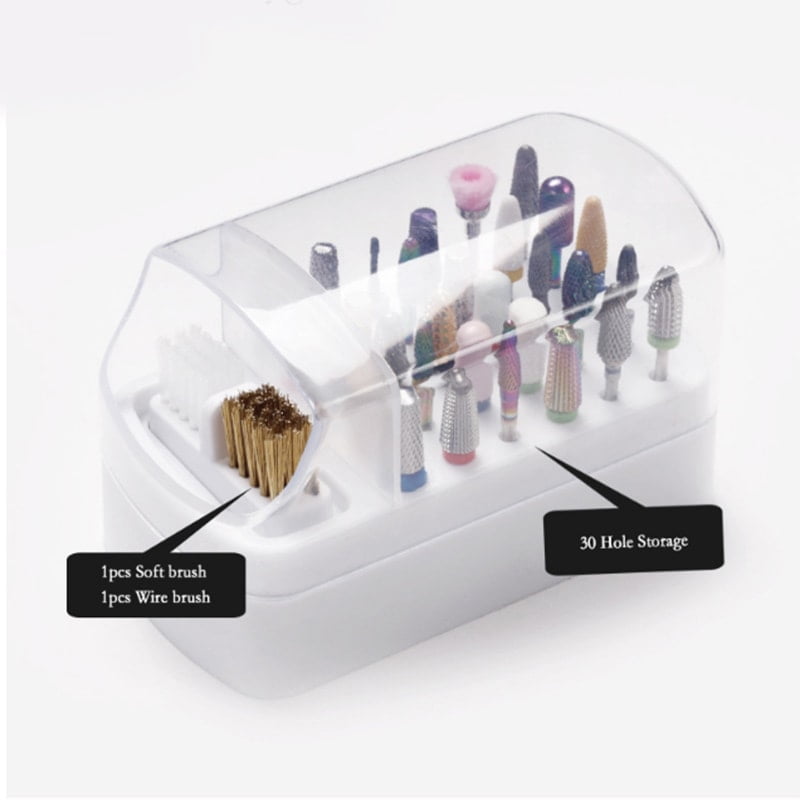 Θήκη για φρέζες 30 θέσεων Ροζ- Mixcoco