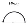 ΕΠΙΤΡΑΠΕΖΙΟ ΦΩΤΙΣΤΙΚΟ LED HALF MOON 750mm ΜΑΥΡΟ - SKU 200099-7