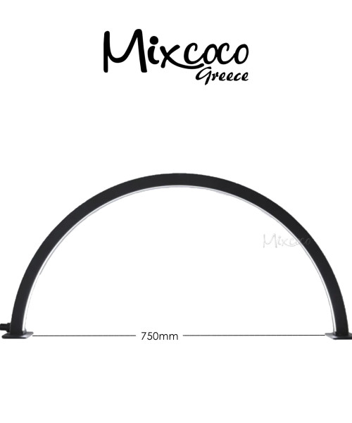 Επιτραπέζιο Φωτιστικό Led Half Moon 750mm Μαύρο- Mixcoco
