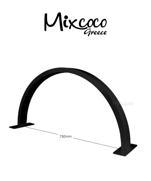 Επιτραπέζιο Φωτιστικό Led Half Moon 750mm Μαύρο- Mixcoco
