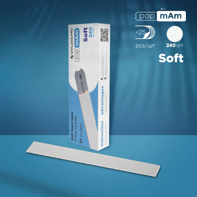 Staleks Λίμα-Θήκη Ευθεία DFCE-20- 240grit - SKU 260482-7