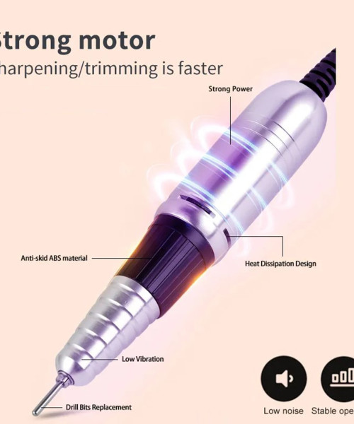 ΕΠΑΓΓΕΛΜΑΤΙΚΟΣ ΤΡΟΧΟΣ ΜΑΝΙΚΙΟΥΡ-ΠΕΝΤΙΚΙΟΥΡ SML M16 45.000 ΣΤΡΟΦΩΝ 68W ΡΟΖ-ΧΡΥΣΟ - SKU 201046-1