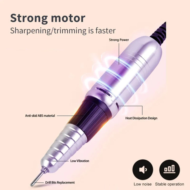 ΕΠΑΓΓΕΛΜΑΤΙΚΟΣ ΤΡΟΧΟΣ ΜΑΝΙΚΙΟΥΡ-ΠΕΝΤΙΚΙΟΥΡ SML M16 45.000 ΣΤΡΟΦΩΝ 68W ΡΟΖ-ΧΡΥΣΟ - SKU 201046-1