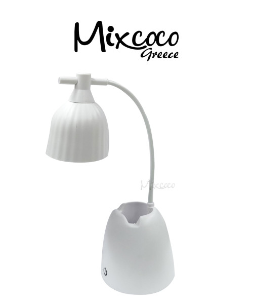 Επαναφορτιζόμενη Mini Led& Uv Λάμπα 24W Λευκή- Mixcoco