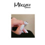 Nail Ring Silver & Strass- Mixcoco