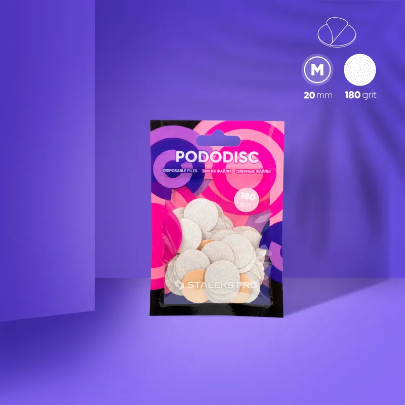 Staleks Ανταλλακτικά pododisc 20mm 180grit 50τμχ PDF-20-180 - SKU 223537-02